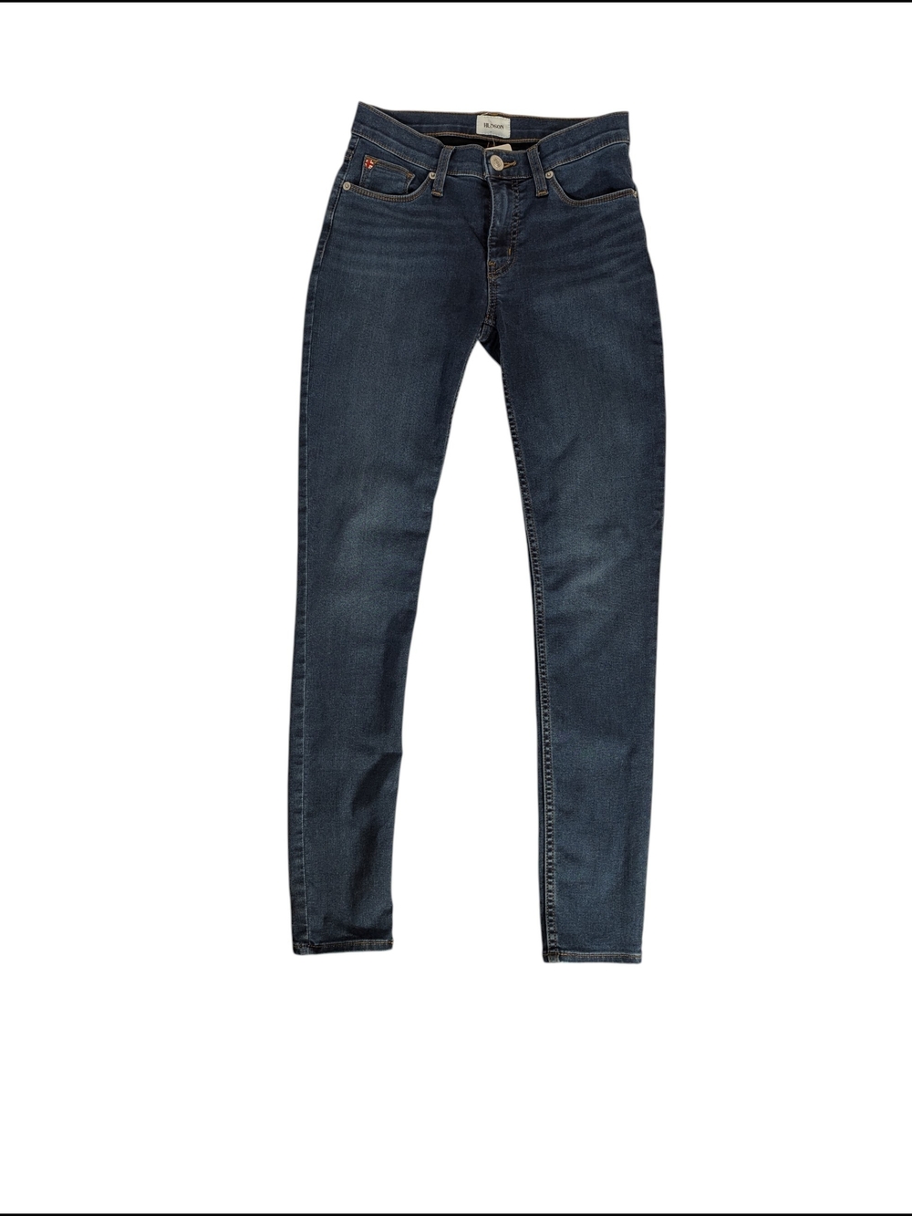 WOMENS HUDSON BLUE NATALIE MID RISE SKINNY JEANS SIZE 24